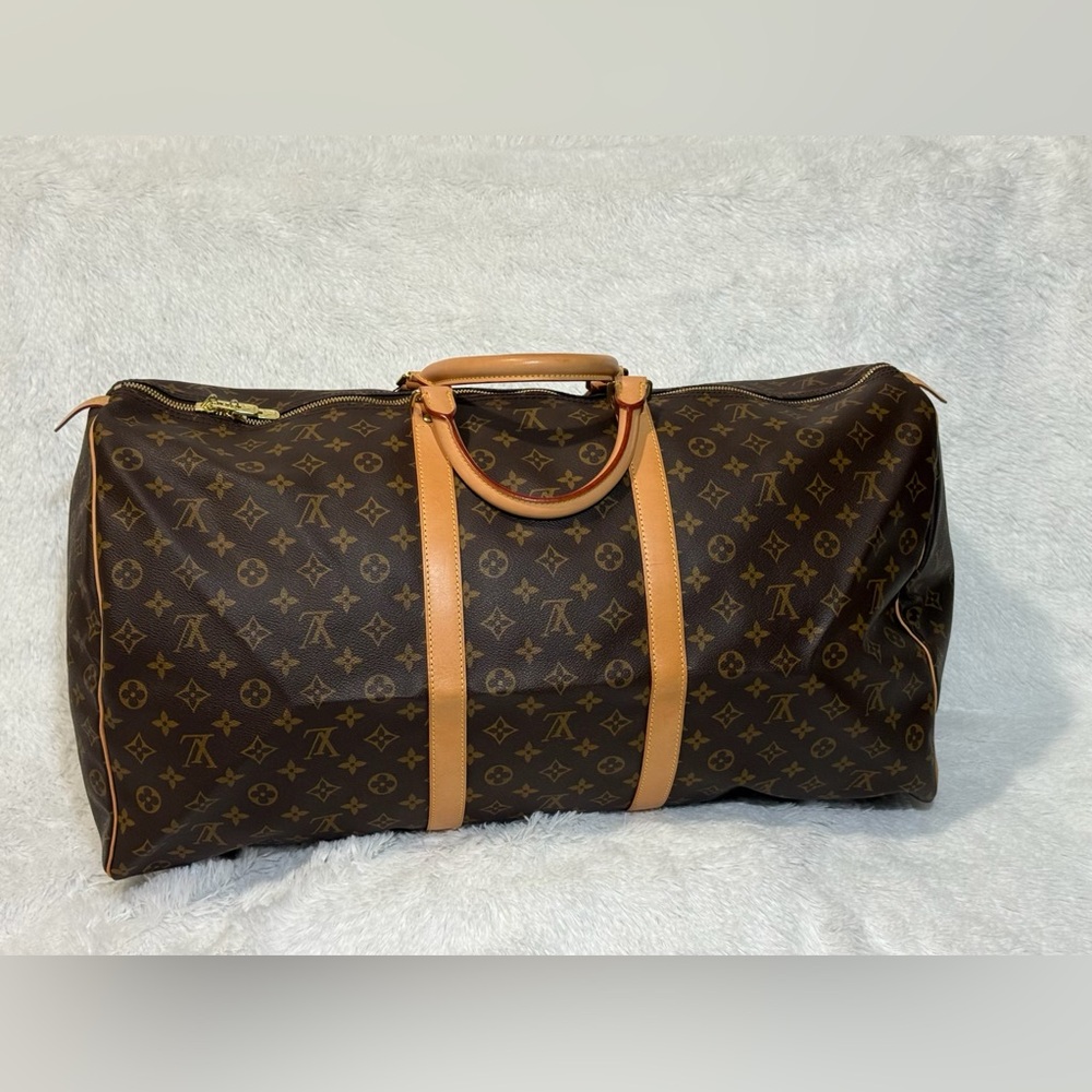 Louis Vuitton 60 Keepall Brown Monogram Bag